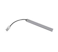 CONGARTENO Concentrador Aleación de Aluminio USB Chip Avanzado Integrado de 7 Puertos y Diseño Especial para Ordenador Portátil y Cámara