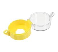 CONGARTENO Cubierta Protectora Botón de Parada de Emergencia Amarillo 55X37 MM Protector Interruptor Industrial Cubierta Pulsador para Controles Eléctricos Prevención de Accidental