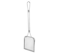 CONGARTENO Cuchara Coladora de Malla Cuadrada de Acero Inoxidable Espumadera Resistente al Calor con Mango Largo para Freír Pollo y Patatas Utensilio de Cocina para Filtrar Aceite y