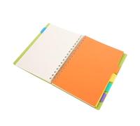 CONGARTENO de Notas con Encuadernación Espiral Resistente Cuaderno para Oficina y Escuela Portátil con Separadores Color Verde para de Notas Organizada