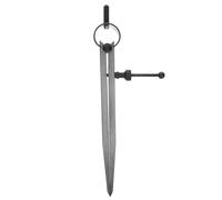 CONGARTENO Divisor de Alas para Cuero 150 MM, Brújula Multifunción de Precisión Resorte Plano, Herramienta de Trazado para Marroquinería y Artesanía, Compás Ajustable para Dibujo Técnico