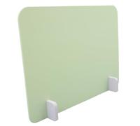 CONGARTENO Divisor de Escritorio Verde con Base Mampara Portátil para Estudiantes Protección contra Estornudos Barrera Práctica y Estable para Oficina y Aulas