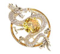 CONGARTENO Dragon Brooch Pin for Women Chic Decorative Pin for Scarves Hats and Jackets Elegant Dragon Brooch