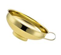 CONGARTENO Embudo de Acero Inoxidable de Boca Ancha Pequeño Embudo Metálico para Conservas y Líquidos Resistente y Fácil de Limpiar para Cocina y Transferencia de Aceite