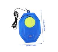 CONGARTENO Entrenamiento de Tenis con Base Rebotadora y Bola Ligera Equipo Deportivo para Práctica Individual Interiores y Exteriores