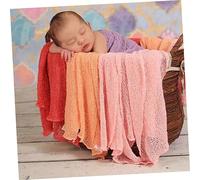 CONGARTENO Envoltura elástica de algodón Muselina Beige Largo Foto de Bebe envolturas apoyos de la Foto recién Nacido recién Nacida