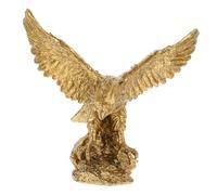 CONGARTENO Estatua de Águila de Resina Mediana con Diseño Único y Alas Extendidas Decoración Elegante para Oficina Escritorio y Hogar Símbolo de Poder y Libertad para Despacho y Entrada