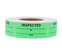 CONGARTENO Etiquetas Adhesivas de Inventario 1 X 225 Pulgadas 500 Unidades por Rollo Resistentes de PVC para Control y Gestión de Almacén Uso Transporte y Manipulación