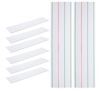 CONGARTENO Etiquetas Magnéticas Borrables de 8 Piezas Diseño de Cuadrícula de Cuatro Líneas, Plástico Resistente, Reutilizables para Oficina y Señales en Aulas