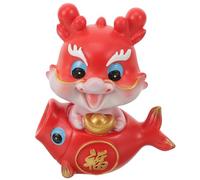 CONGARTENO Figurita Dragón de Resina Miniatura para Decoración de Tablero Adorno de Coche y Hogar Diseño Bobblehead para Regalo y Ocasión Especial