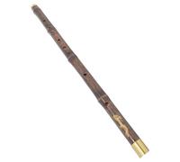 CONGARTENO Flauta de Bambú Dizi Diseño Tradicional de Dragón y Fénix, Instrumento Musical Chino Adecuado para Práctica Profesional, Fácil de Tocar y Material de Bambú y Metal