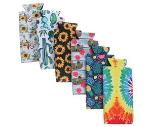 CONGARTENO Fundas para Latas de Bebidas 330 Ml Delgadas, Neopreno, Aislante Resistente para Cerveza, 6 Piezas, Uso en Picnic, Senderismo y Playa Estilo Aleatorio