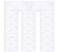 CONGARTENO Fundas Transparentes para Billetes 173 X 75 CM 20 Unidades Protectores de Plástico para Coleccionistas Porta Billetes Individuales Almacenamiento Seguro contra Polvo y