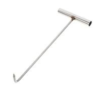 CONGARTENO Gancho T Inoxidable para Tapa Alcantarilla Gancho de con Afilada para Abrir Tapas de Herramienta Resistente y Ergonómica para y Sencillo