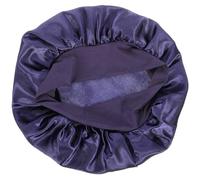 CONGARTENO Gorro para Dormir Mujer Satén Azul Elástico, 1 Unidad, Protector Capilar Transpirable y Suave para Uso en Casa, Maquillaje, Spa, Cuidado del Cabello, Accesorio Ligero y Cómodo