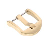 CONGARTENO Hebilla de Correa de Reloj de Cobre Sólido Diseño Simple y Estructura Razonable, Cierre Resistente al Desgaste Adecuado para Correas de Reloj Doradas