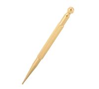 CONGARTENO Herramienta Masaje Reflexología de Latón para Acupuntura Facial y Podal Varilla Portátil para Relajación Muscular y Puntos Gatillo Masajeador Compacto y Ligero para Ojos y Rostro