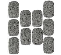 CONGARTENO Jabonera para Baño y Cocina Antideslizante de PVC Gris, Almohadilla Autodrenante para Jabón, Soporte Compacto para Ducha y Viaje, Pack de 10 Unidades Prácticas