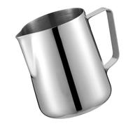 CONGARTENO Jarra Espumadora de Leche de Acero Inoxidable 350Ml Taza Espumadora para Espresso y Latte Art Jarra de Metal Multifuncional para Café y Bebidas