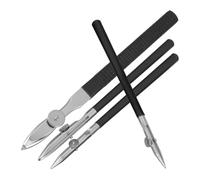 CONGARTENO Juego de 4 Estilógrafos Ajustables para Dibujo Artístico Líneas Rectas Punta Resistente Tamaño Pequeño Herramienta Práctica para Pintar y Enmascarar Tinta y Líquidos de