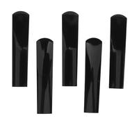 CONGARTENO Juego de 5 Cañas de Resina para Saxofón Alto Bemol Fuerza 25 Resistentes al Moho para Estudiantes y Profesores Accesorios para Práctica y Presentaciones Musicales