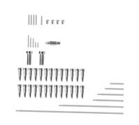 CONGARTENO Juego de Herramientas Compacto y Resistente al Óxido de Reparación para Saxofón Tenor en Acero Plata Incluye Tornillos Duraderos para Mantenimiento Práctico
