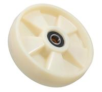 CONGARTENO Juego de Ruedas para Transpaleta Manual de Nailon Reforzado 200X50 MM con Rodamientos de Bolas Suave y Silencioso Repuesto para Transpaleta Almacenes y Logística