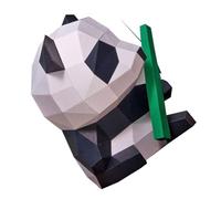 CONGARTENO Juguete De Papel 3D Forma De Panda Modelo Tridimensional De Origami Papel Cartón Geometría Artesanal Decoración para Niños Habitación