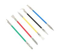 CONGARTENO Kit de Reparación de 5 Piezas para Teléfonos y Tabletas, Herramienta Palanca de Acero Inoxidable, Removedor de Pegatinas, Raspador para Mantenimiento y Apertura de Dispositivos