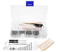 CONGARTENO Kit de Reparación para Gafas con Plaquetas Nasales de Antideslizantes Tornillos y Accesorios Multifuncionales Compatible con Múltiples Estilos para Corregir Forma y Ajustar