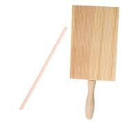CONGARTENO Kit Para Hacer Ñoquis y Pasta Cavatelli, Tabla De Madera Resistente Al Desgaste, Paleta Ergonómica, Para Cocina Casera y Regalos, Juego Práctico Para Elaboración Manual De Pasta Artesanal