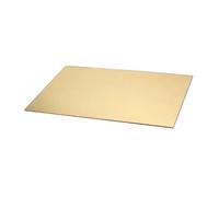 CONGARTENO Lámina Autoadhesiva de 44 X 29 Cm para Golpeador de Guitarra Acústica en Material Acrílico y Pvc Resistente al Calor, Color Espejo Dorado, Protección Antiarañazos Adecuado