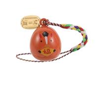 CONGARTENO Llavero Móvil con Colgante de Caballo y Campana Sonora Diseño Zodiacal Animal Correa Resistente para Bolso Mochila y Coche Accesorio Kawaii para Fiestas y Regalo de Año Chino