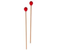 CONGARTENO Martillos de Marimba Profesionales Cabeza Roja Intermedia, Palillos Duraderos para Xilófono, Uso en Conciertos y Prácticas Musicales