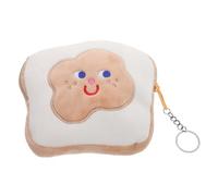 CONGARTENO Monedero De Pan para Niñas Bonito Monedero Llavero para Llevar Llaves Monedas y Datos Cualquier Ocasión
