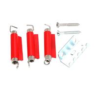 CONGARTENO Muelles de Trémolo Metálicos para Guitarra Eléctrica Juego de Tensión Roja para Puente de Trémolo Accesorios para Instrumento de Cuerda Repuesto para Selletas Uso Guitarra