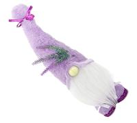 CONGARTENO Muñeca De Tela Morada Decorativa De Primavera y Verano, Muñeca De Peluche Delicada, Decoración para Fiestas y Hogar, Adorno De Mesa, Decoración para Festivales y Aniversarios