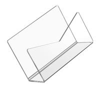 CONGARTENO Organizador de Correo Acrílico Transparente para Escritorio Soporte para Cartas y Archivos Organizador de Escritorio Compacto para Oficina y Hogar