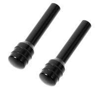 CONGARTENO Pasadores de Bloqueo para Perillas de Puertas de Automóvil, Juego de 2 Piezas, Aleación de Aluminio, Color Negro, Accesorios para Coche, Seguro Puerta y Pestillo para Sistema