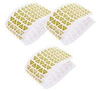 CONGARTENO Pegatinas de Advertencia Eléctricas Adhesivas Triangulares Amarillas 3 Hojas 100 Etiquetas de Precaución Alto Voltaje para Señalización de Seguridad en Panel Eléctrico Industrial