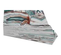 CONGARTENO Pegatinas de Espuma Autoadhesivas Impermeables para Pared y Azulejos 16 Unidades 10X20 CM Decoración para Baño Cocina y Dormitorio Fáciles de Retirar sin Residuos