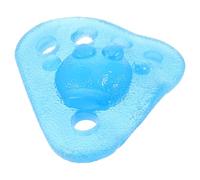 CONGARTENO Pelota Triangular de TPR para Ejercitar Dedos y Antebrazo Entrenador Portátil de Agarre Manual Pelota Antiestrés Azul Suave para Rehabilitación y Fitness de Manos