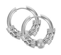 CONGARTENO Pendientes de Aro de Dragón Retro para Mujer Aretes de Cartílago Único Joyas Modernas Acero Color Sombra Perfectos para Navidad San Valentín y Cumpleaños