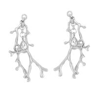CONGARTENO Pendientes Ear Cuff de Antler Forma de Rama Sin Perforación Joyería de Oreja para Mujeres Accesorio Elegante para Ocasión para Cumpleaños y