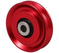 CONGARTENO Polea de Aluminio Roja para Sistema de Cable de Gimnasio Rueda Rodamientos para Entrenamiento Casero y Levantamiento de Pesas Accesorio Resistente para Máquinas de Fitness