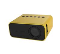 CONGARTENO Proyector Mini Hitoritabi HD Proyector De Cine Casa Reproductor Multimedia y Vídeo Enchufe Europeo