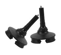 CONGARTENO Puntas para Bastones Redondas Antideslizantes 19Mm 2 Piezas Base de Goma de 4 Patas para Muletas y Bastones de Senderismo Soporte Estable para Uso en Exteriores y Personas