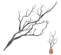 CONGARTENO Ramas Falsas Decorativas Negras para Jarrones Altos Ramas Artificiales Secas de Plástico Sucursales Naturales para Manualidades y Decoración de Interiores