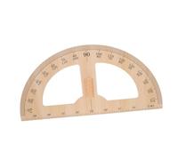 CONGARTENO Regla Didáctica de Madera Grande para Aula Instrumento de Medición para Docentes Enseñanza Geométrica Dibujo Escolar