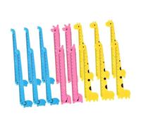 CONGARTENO Reglas Creativas De Jirafa para Niños, 30 Piezas, Regla Centímetros, Recta Portátil De Plástico, Escala Clara, Útiles Escolares para Estudiantes y Escritura